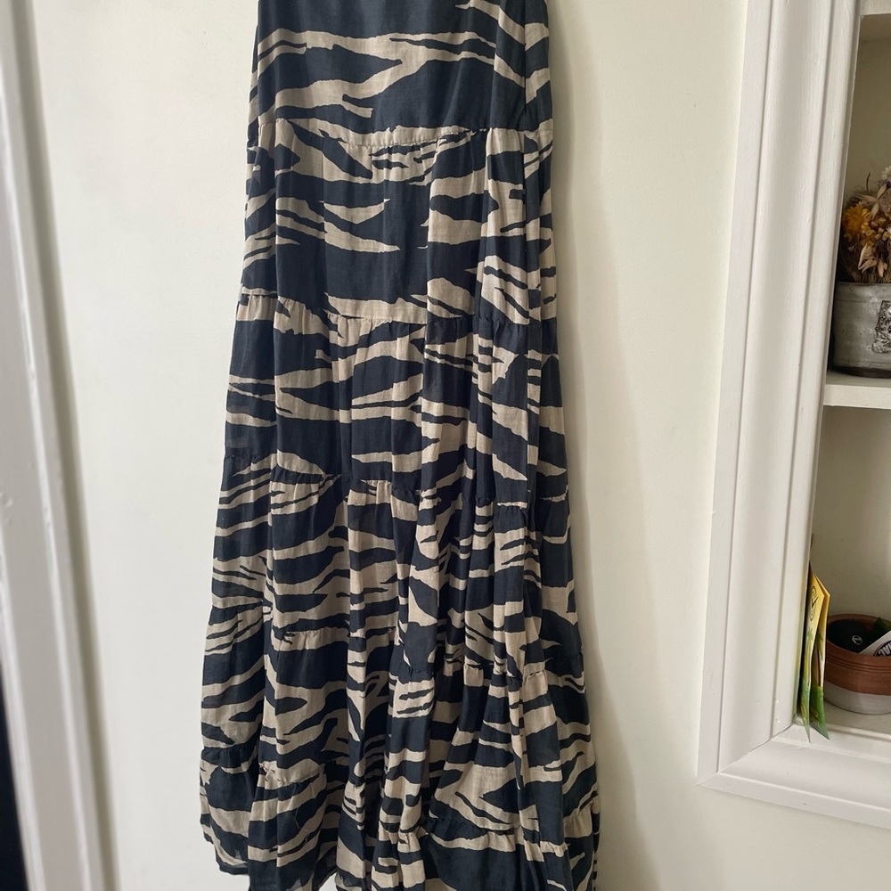 Sezane animal print skirt